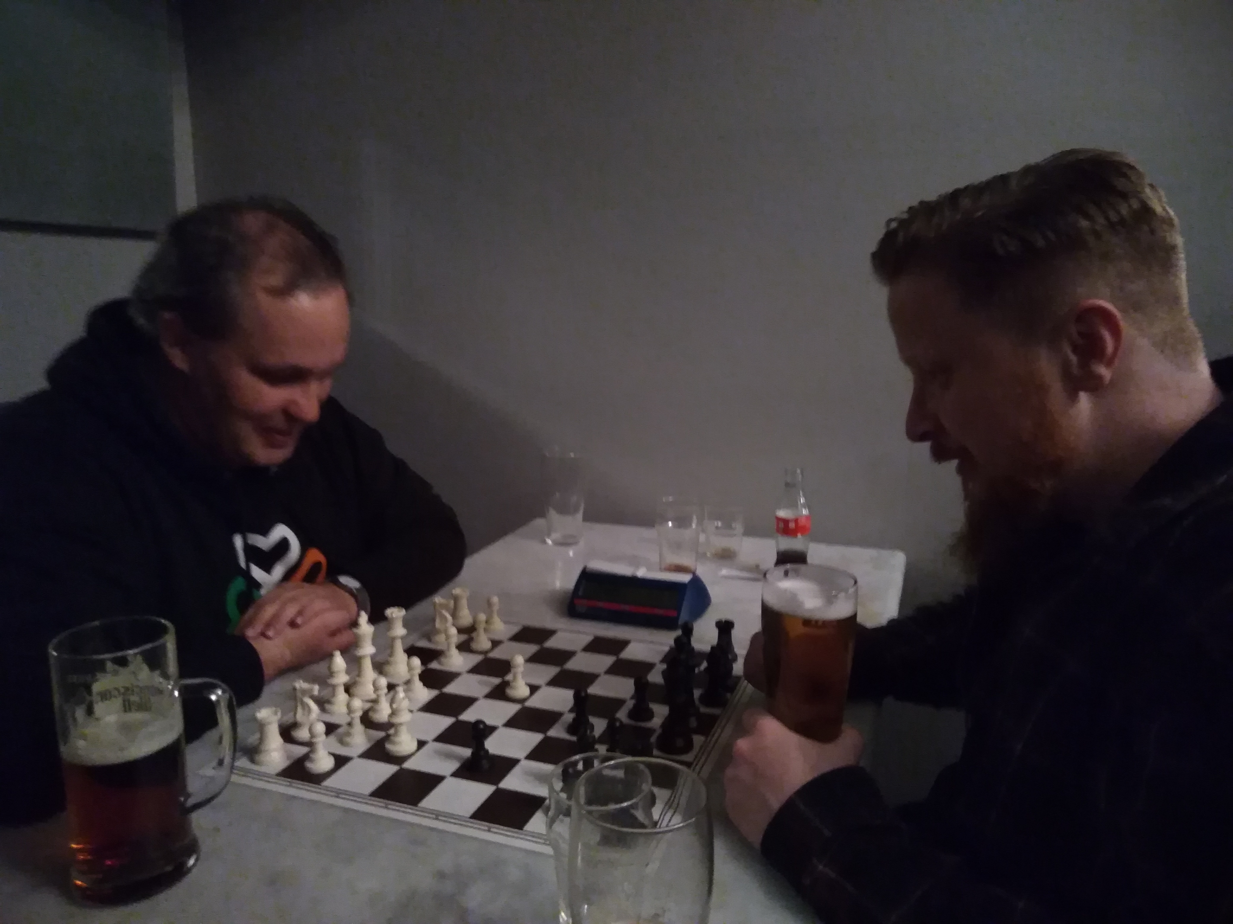 Eine Blitzpartie gegen GM Simon Williams